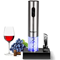 Sacacorchos Eléctrico Inalámbrico- Coziselect Profesional Automatico Abrelatas de Vino- Abridor Botellas con Cortador de…